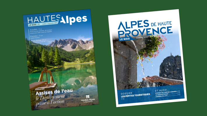 Oyopi réalise maintenant les magazines de ces deux départements alpins.